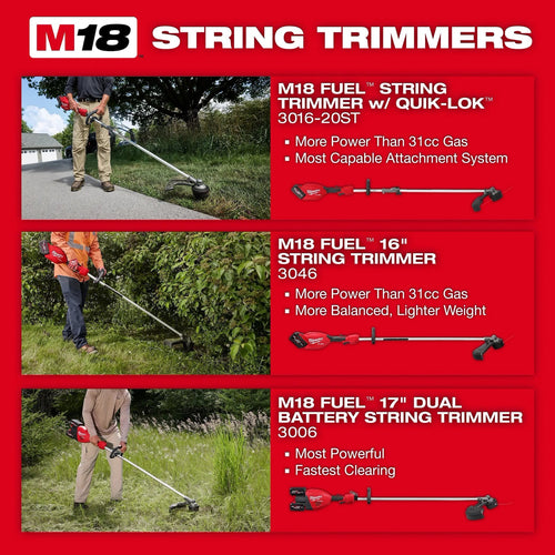 Milwaukee M18 FUEL™ String Trimmer w/ QUIK-LOK™ Milwaukee