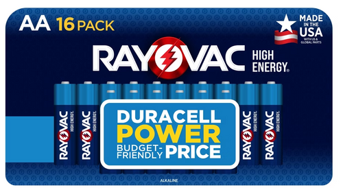 Rayovac AA HIGH ENERGY™ Alkaline Batteries Rayovac