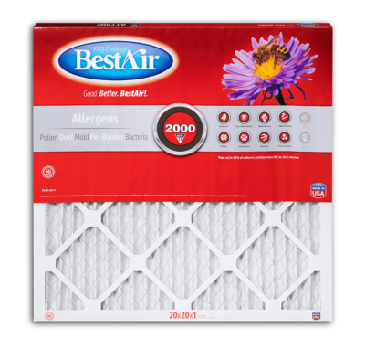 BestAir® Pleated Filter Merv 11 BestAir