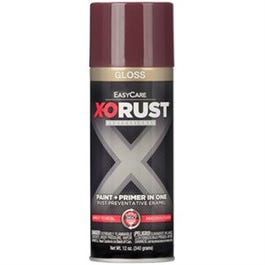 Anti-Rust Enamel Paint & Primer, Shutter Burgundy Gloss, 12-oz. Spray X-O Rust