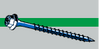Midwest Fastener Blue Ruspert Coated Steel Star Drive Hex Washer Head TorqueMaster Masonry Screws Midwest Fastener
