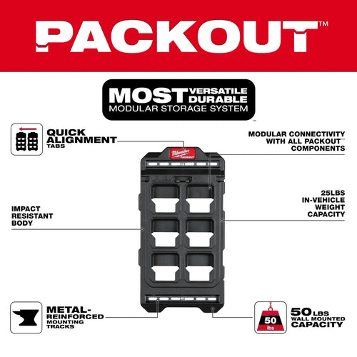 Milwaukee PACKOUT™ Compact Wall Plate Milwaukee