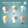 GE LED+ Dusk to Dawn Light Bulbs, Security Lights, 60 Watt Replacement, Decorative Candle Bulbs, Candelabra Small Base, Soft White GE Lighting