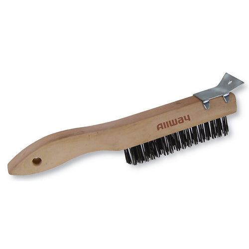 Allway Tools (WBS416) Wood Handle Wire Brush Allway Tools