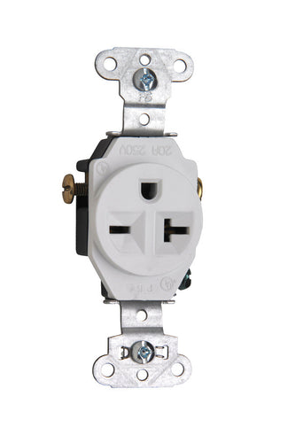 Legrand Pass & Seymour Heavy-Duty Spec Grade Single Receptacle Side Wire Legrand - Pass & Seymour
