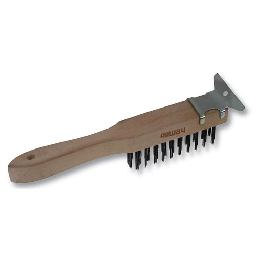 Allway Tools (WBS411) Wood Handle Wire Brush Allway Tools