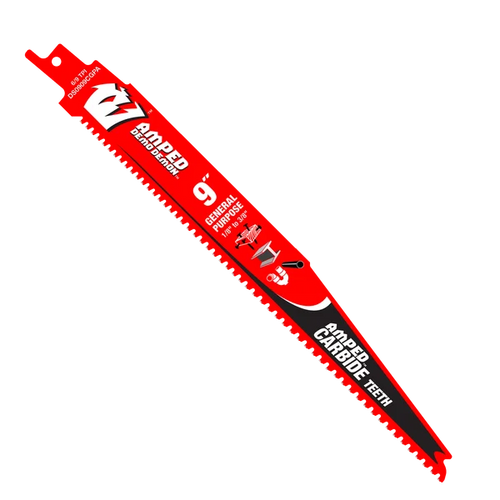 Diablo 9 6/9TPI AMPED™ Demo Demon™ Carbide Teeth Reciprocating Saw Blades for General Purpose Cuts Freud America Diablo