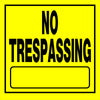 Hillman No Trespassing Sign Hillman Group