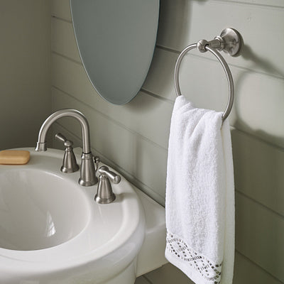 Moen Banbury Two-Handle High Arc Bathroom Faucet Moen