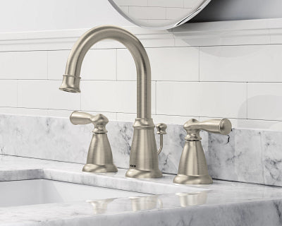 Moen Banbury Two-Handle High Arc Bathroom Faucet Moen