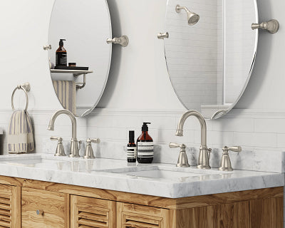 Moen Banbury Two-Handle High Arc Bathroom Faucet Moen