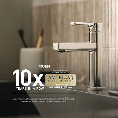 Moen Banbury Two-Handle High Arc Bathroom Faucet Moen