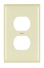 Legrand Pass & Seymour® TradeMaster® Jumbo 1-Gang Nylon Wall Plate 1 Duplex Receptacle Opening Legrand - Pass & Seymour