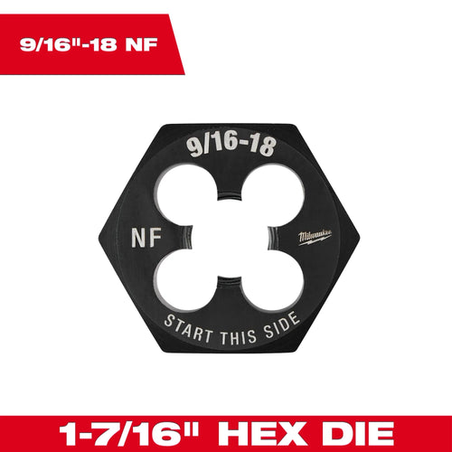 Milwaukee 1-7/16 Hex Threading Dies Milwaukee