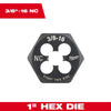Milwaukee SAE 1 Hex Threading Dies Milwaukee