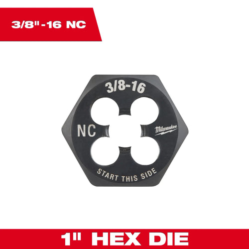 Milwaukee SAE 1 Hex Threading Dies Milwaukee