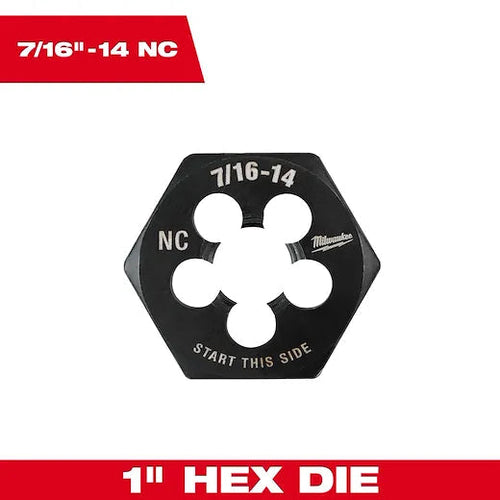 Milwaukee SAE 1 Hex Threading Dies Milwaukee