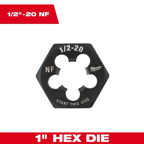 Milwaukee SAE 1 Hex Threading Dies Milwaukee