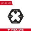 Milwaukee SAE 1 Hex Threading Dies Milwaukee