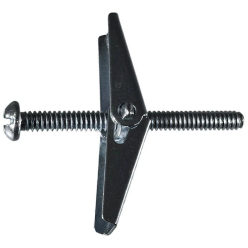 MonsterFastener Zinc Plated Steel Slotted Round Head Toggle Bolts Midwest Fastener