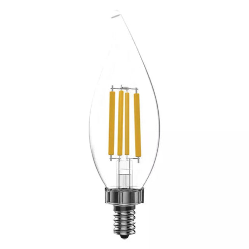 GE Ultra Bright LED 75 Watt Replacement Soft White CA11 Deco - Candle Bulbs GE Lighting