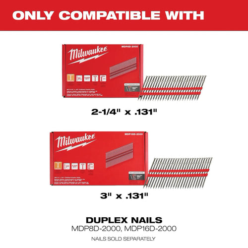 Milwaukee M18 FUEL™ Duplex Nailer Milwaukee