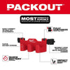 Milwaukee PACKOUT™ Tool Box M12™ Battery Rack Attachment Milwaukee