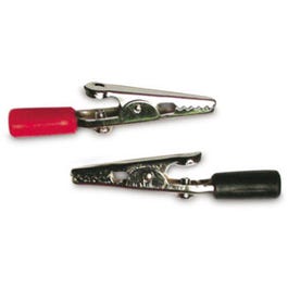 Battery Clip, 3A Alligator Barrel,Insulated,  2-In., 2-Pk. Gardner Bender