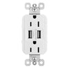Legrand radiant® 3.1A USB Outlet Type A 15A Tamper-Resistant