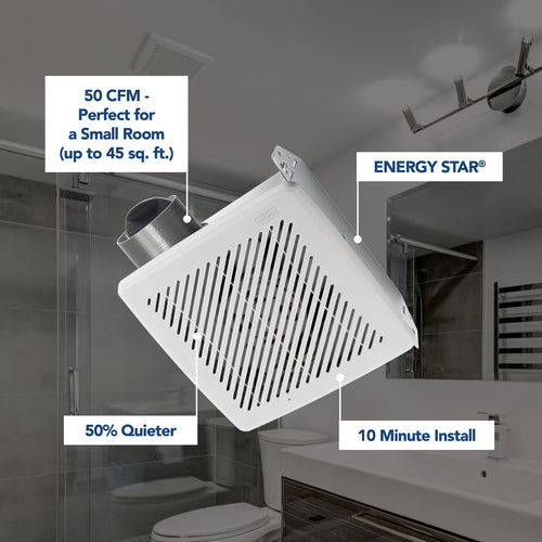 Broan-NuTone® Bath Exhaust Fan 50 CFM ENERGY STAR Broan-Nutone