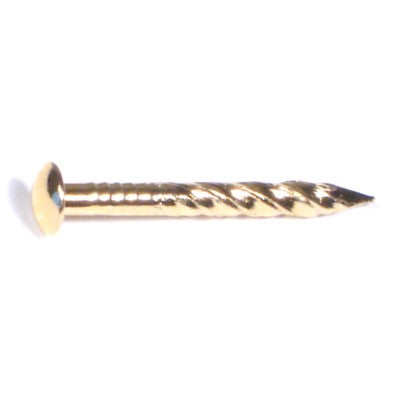 Monster Fastener Brass Plated Steel Carpet Trim Brad Head Nails
