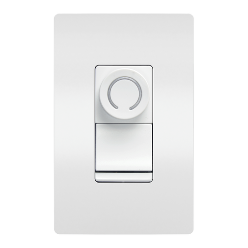 Legrand Pass & Seymour DR Series CFL/LED/Incandescent Single Pole/3-Way Rotary Dimmer, White Legrand - Pass & Seymour