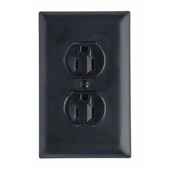 Legrand-Pass & Seymour Trademaster® 15A 125V Tamper-Resistant Duplex Receptacle, Black Legrand - Pass & Seymour