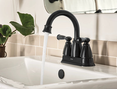 Moen Banbury Two-handle Centerset Bathroom Sink Faucet Moen