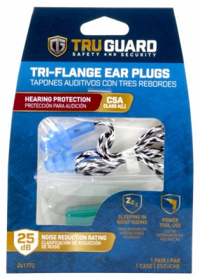 TruGuard Tri-Flange Ear Plugs Tru-Guard