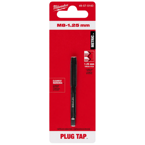 Milwaukee Straight Flute Plug Taps Milwaukee