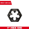 Milwaukee M4-0.70 mm 1-Inch Hex Threading Die Milwaukee
