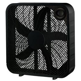 Box Fan, Black, 20-In. HomePointe