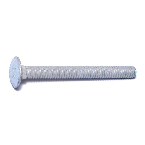 Monster Fastener Hot Dip Galvanized Grade 2 / A307 Steel Coarse Thread Carriage Bolts Midwest Fastener