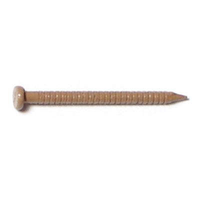 Monster Fastener Oak Brown Painted Steel Panel Flat Head Nails Midwest Fastener