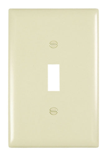 Legrand Pass & Seymour TradeMaster® Jumbo 1-Gang Nylon Wall Plate, 1 Toggle Switch Opening, Light Almond Legrand - Pass & Seymour