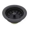 Danco 3-1/2 in. Basket Strainer Assembly in Matte Black Danco