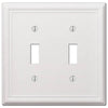 Amerelle Chelsea - White Decorative Wallplate Amerelle