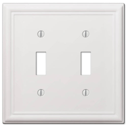 Amerelle Chelsea - White Decorative Wallplate Amerelle