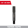 Milwaukee Straight Flute Taper Taps Milwaukee