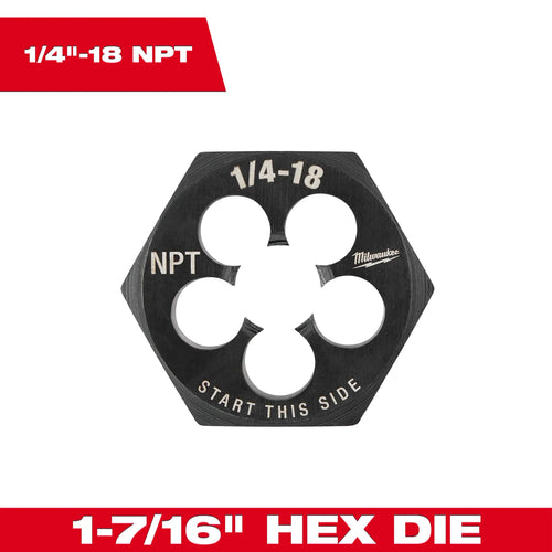 Milwaukee 1-7/16 Hex Threading Dies Milwaukee