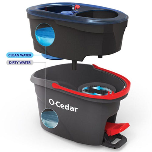 O-Cedar RinseClean™ Spin Mop & Two Bucket System O-Cedar