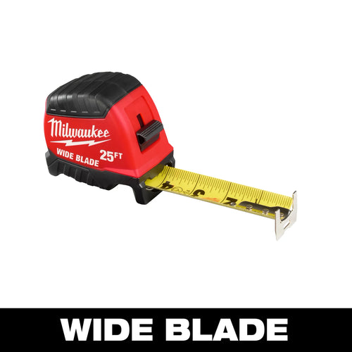 Milwaukee 25ft Wide Blade Tape Measure Milwaukee
