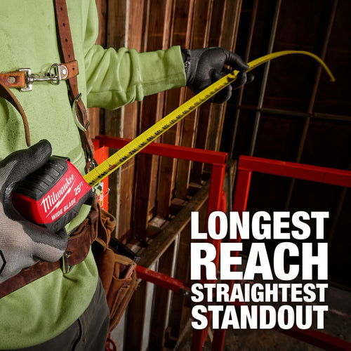 Milwaukee 25ft Wide Blade Tape Measure Milwaukee