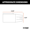 CURT Electrical Adapter 7-Way RV Blade Vehicle to 4-Flat Trailer CURT